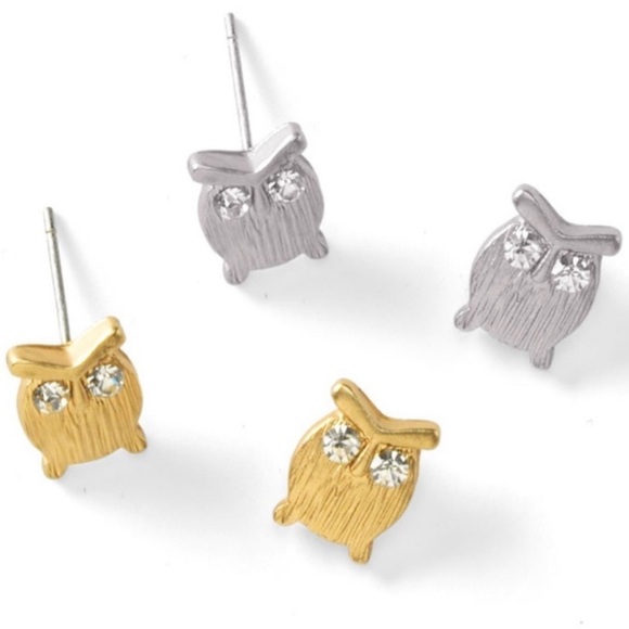 Park Lane Hoot Owl Earrings 18k GOLD plated - Picture 6 of 10